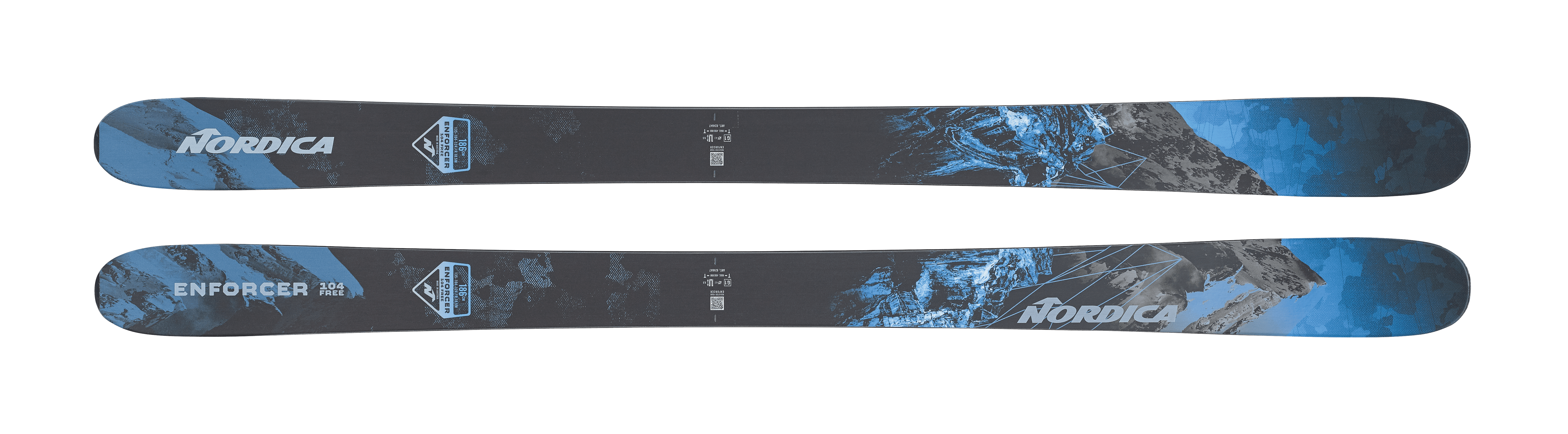 美品 23-24 Nordica Enforcer Free 104 186cm NORDICA Skis ENFORCER 104 FREE (23/24) - Alpine Hut