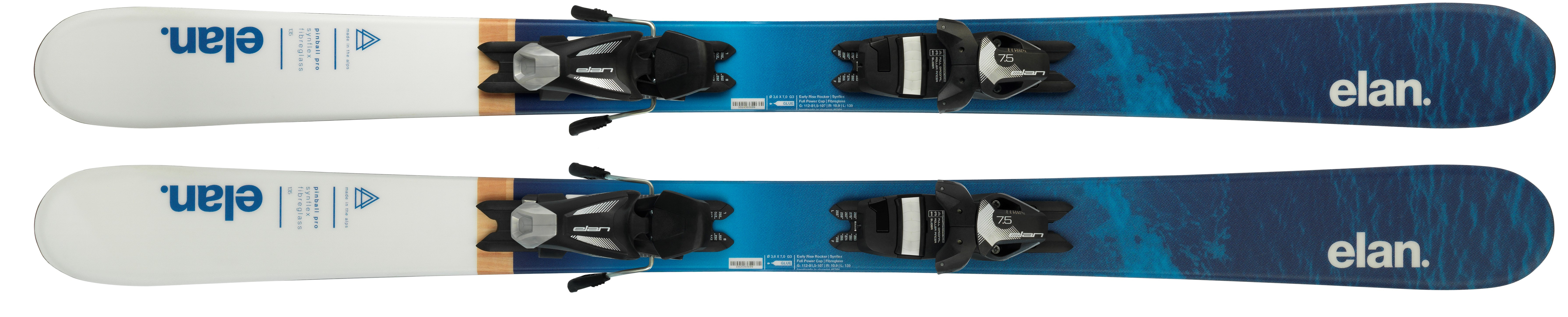 たけし　elan pinball 165 ツインチップ elan pinball 165 ツインチップ フリースタイル - スキー安い 価格