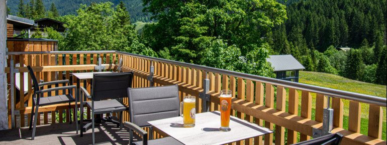 Balkon am Frühstücksraum