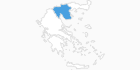 map of all ski resorts in Central Macedonia