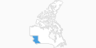 Karte der Skigebiete in British Columbia
