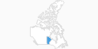 Karte der Skigebiete in Manitoba