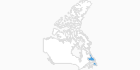 Karte der Schneeberichte in Neufundland und Labrador