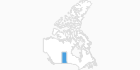 Karte der Skigebiete in Saskatchewan