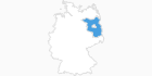 Karte der Skigebiete in Brandenburg