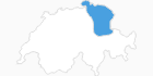 map of all ski resorts in Eastern Switzerland
