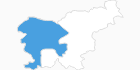 map of all ski resorts in West Slovenia
