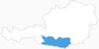 map of all ski resorts in Carinthia