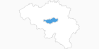 map of all ski resorts in Wallonia