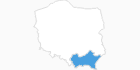 map of all ski resorts in Lesser Poland