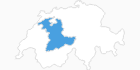 Karte der Skigebiete in der Bern Region