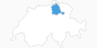 map of all ski resorts in the Zurich region
