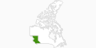 Karte der Langlauf in British Columbia