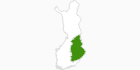 Karte der Langlauf in Ostfinnland