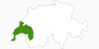 map of all nordic skiing in the Lake Geneva region
