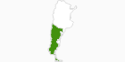 map of all nordic skiing in Patagonia
