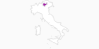 Karte der Unterkünfte in Trentino