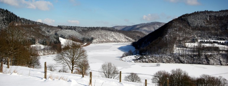 Die Eifel bietet tolle Winteraussichten.