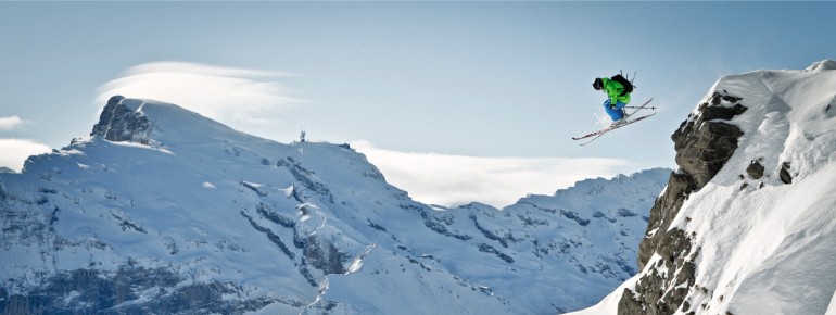 Freeriden am Jochpass in Engelberg