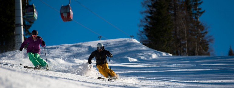 Unterwegs auf der Weltcuppiste am Semmering