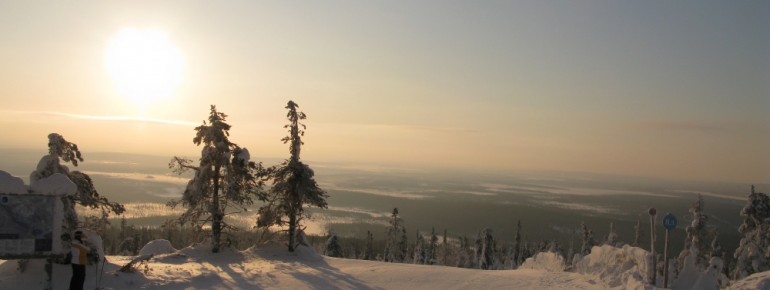 Ausblick in Levi