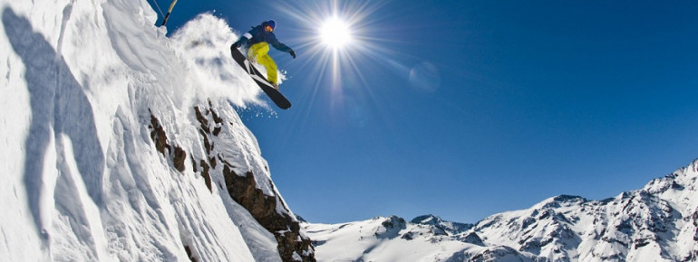 Freeriding in Valle Nevado in Chile